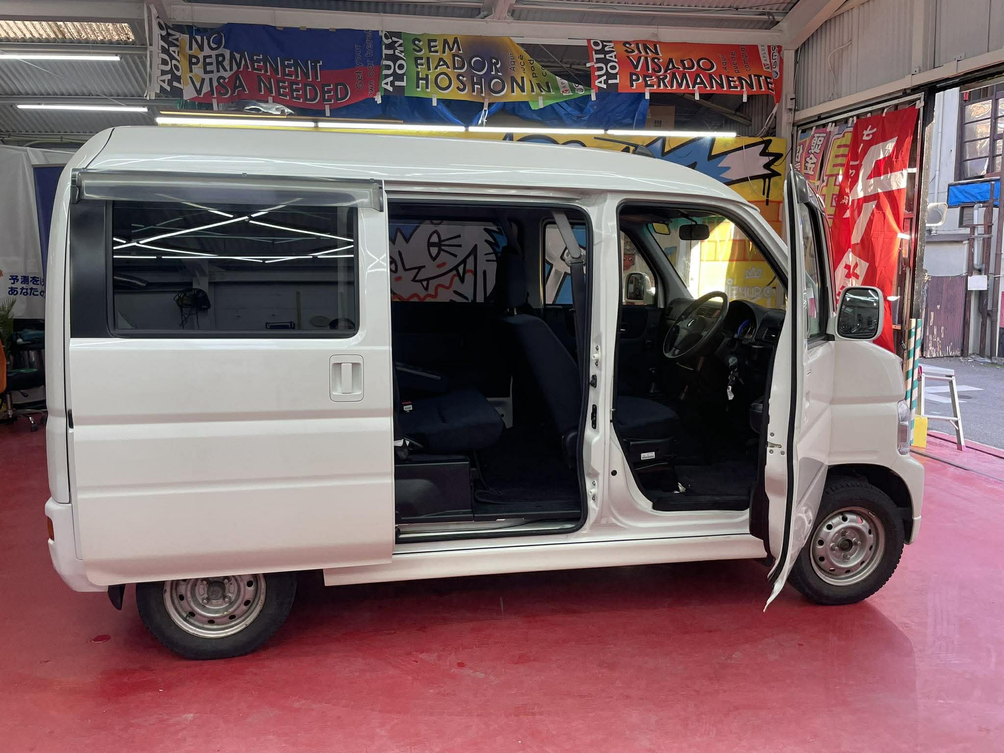 盛岡中古車】バモスホビオ 4WD MT 低走行6.9万km 軽バン | 自社ローン